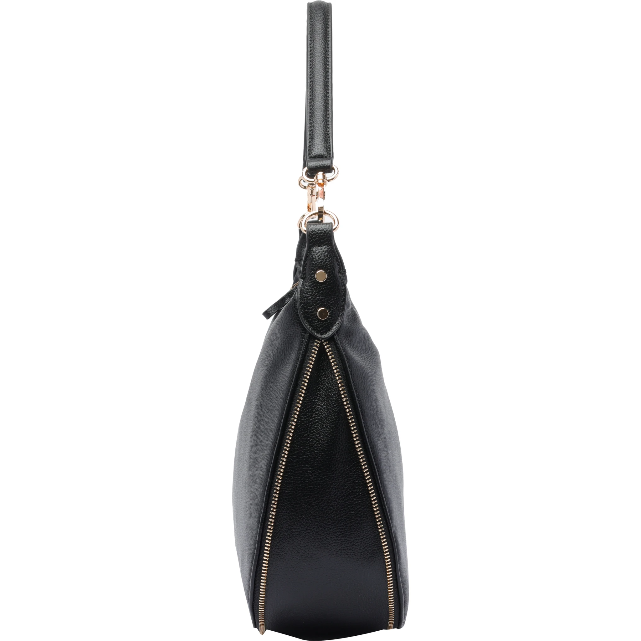 medium zip-detail shoulder bag