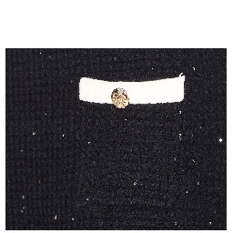 sequin-embellished ruffled skirt