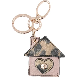 سلسلة مفاتيح ليو جو باللون الوردي