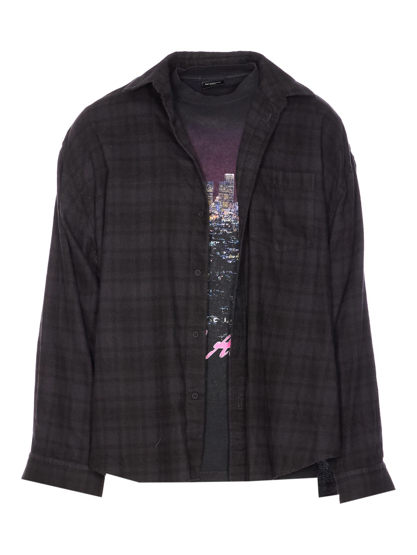 Layered Cotton Shirt