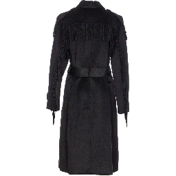 belted single-breasted coat