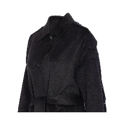 belted single-breasted coat