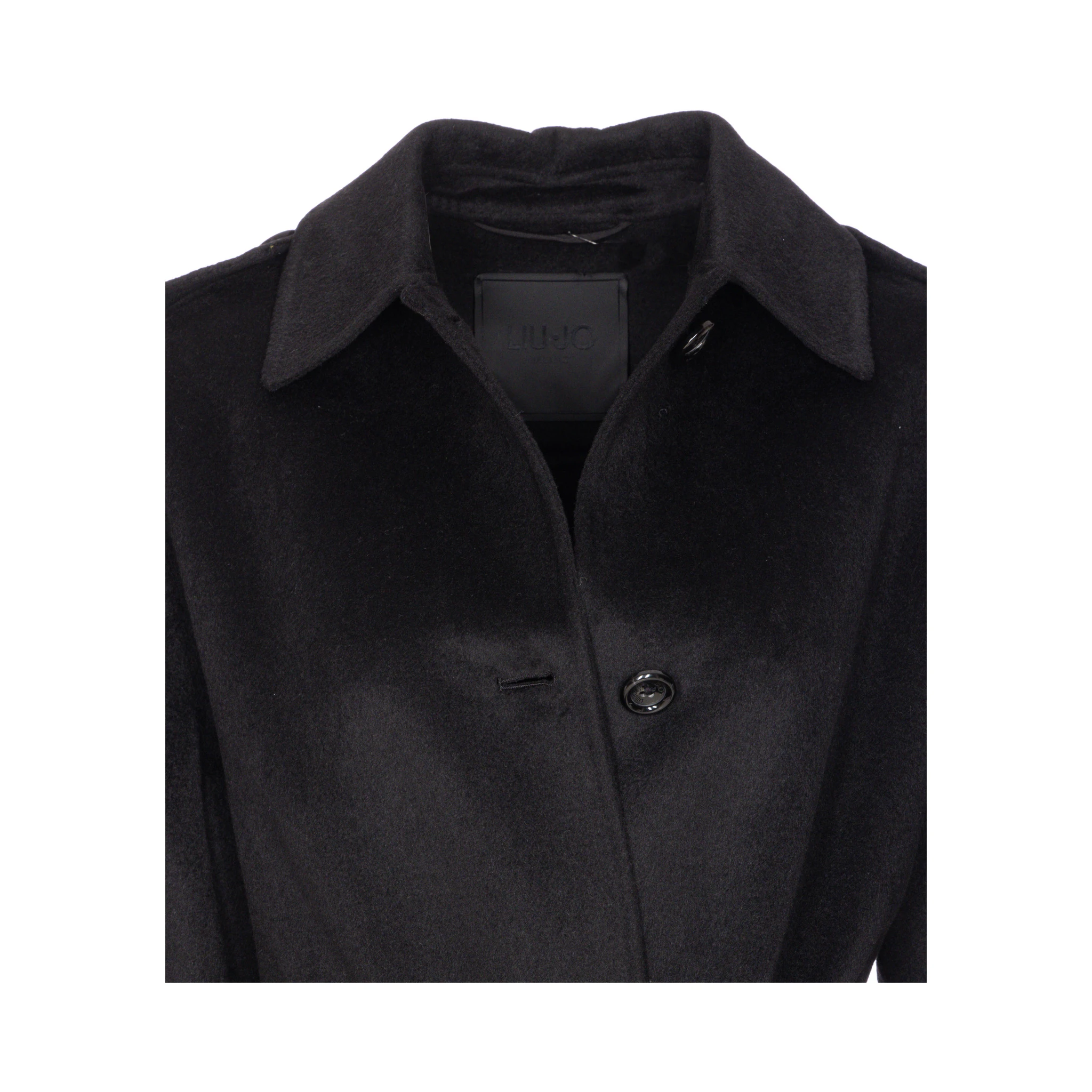 belted single-breasted coat