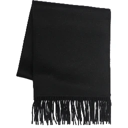 fringed wool scarf