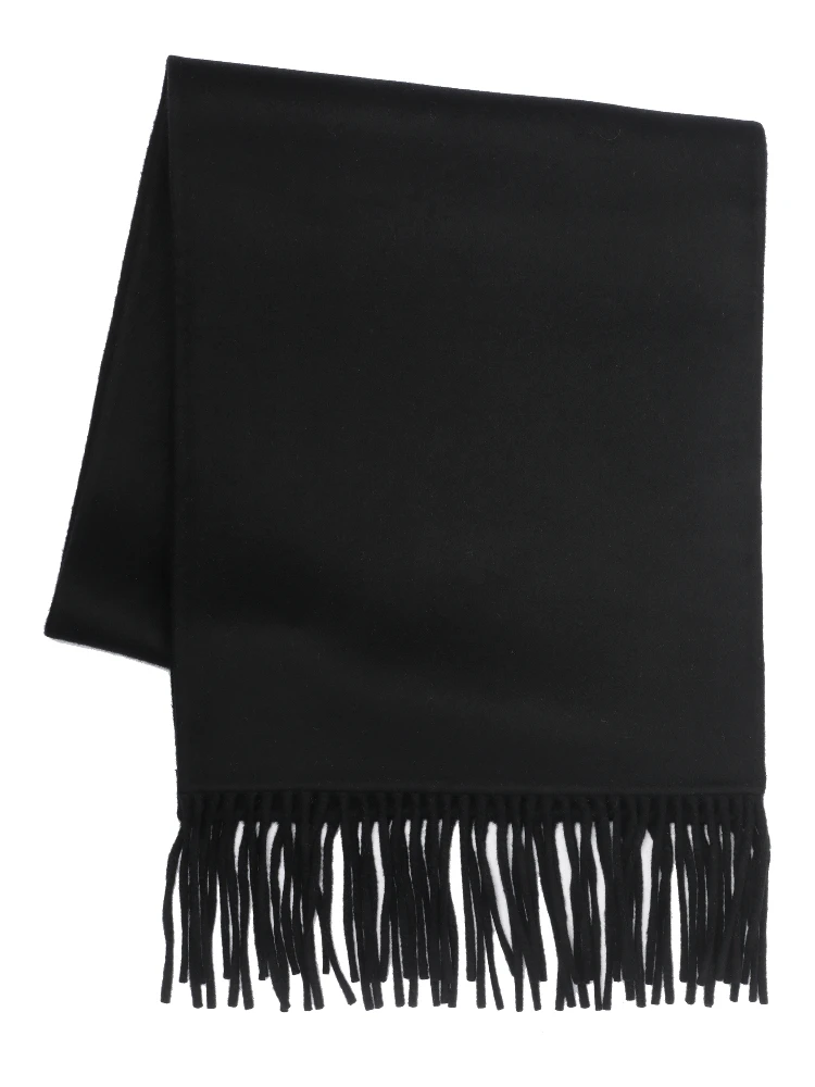 fringed wool scarf