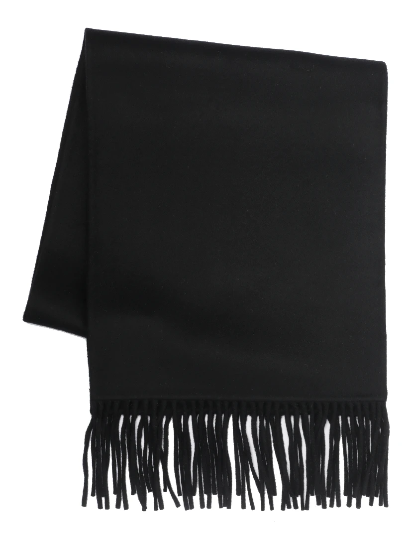 fringed wool scarf
