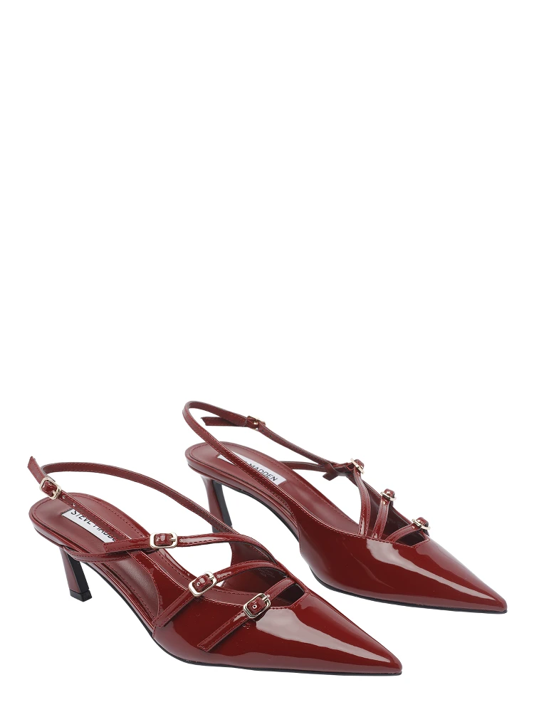 Liana Wine Patent Leather Kitten Heel alternative