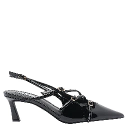 Steve Madden Liana Black Patent Slingback Heel