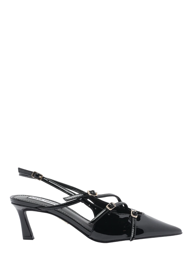 Steve Madden Liana Black Patent Slingback Heel