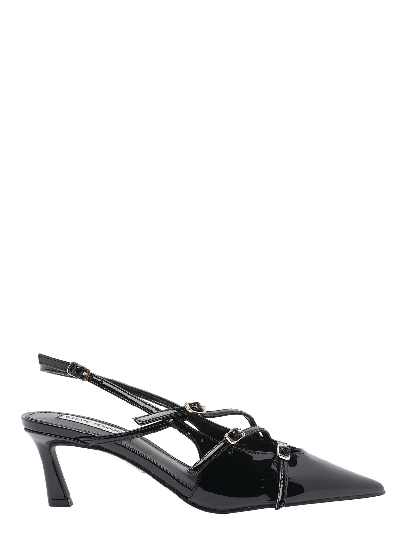 Steve Madden Liana Black Patent Slingback Heel