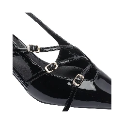 Steve Madden Liana Black Patent Slingback Heel