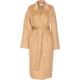 belted double-breasted coat