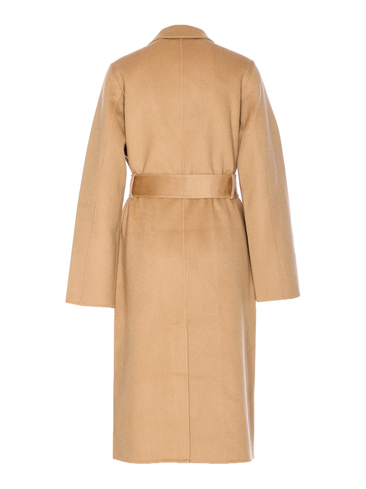 belted double-breasted coat alternative