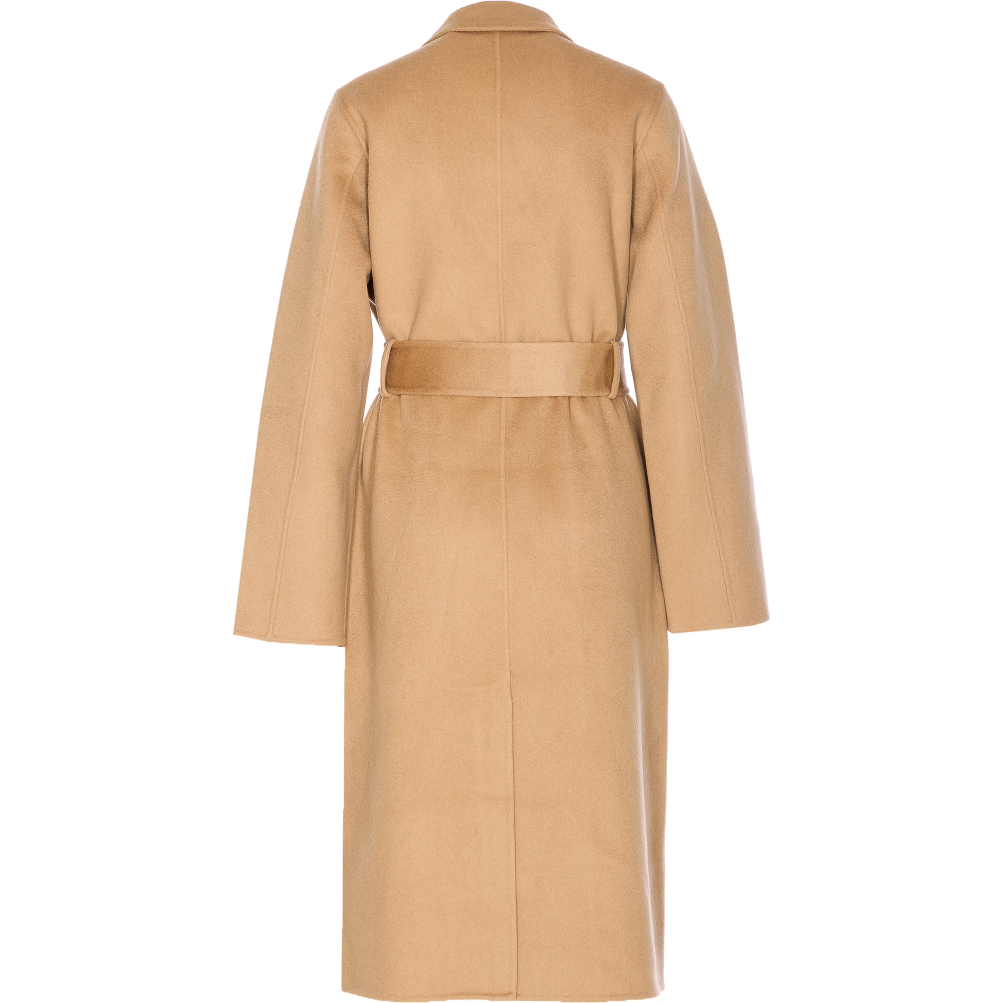 belted double-breasted coat