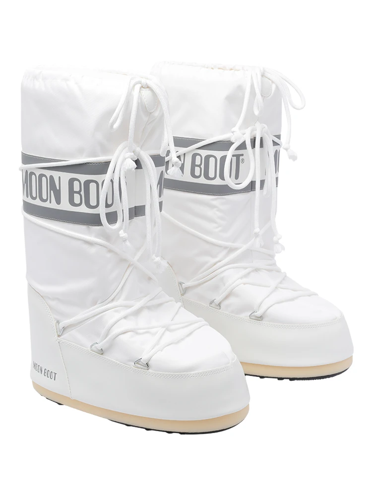 Icon logo-band lace-up boots alternative