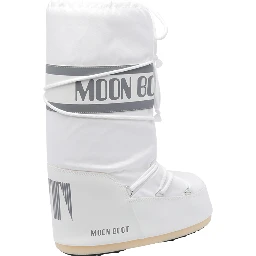 Icon logo-band lace-up boots