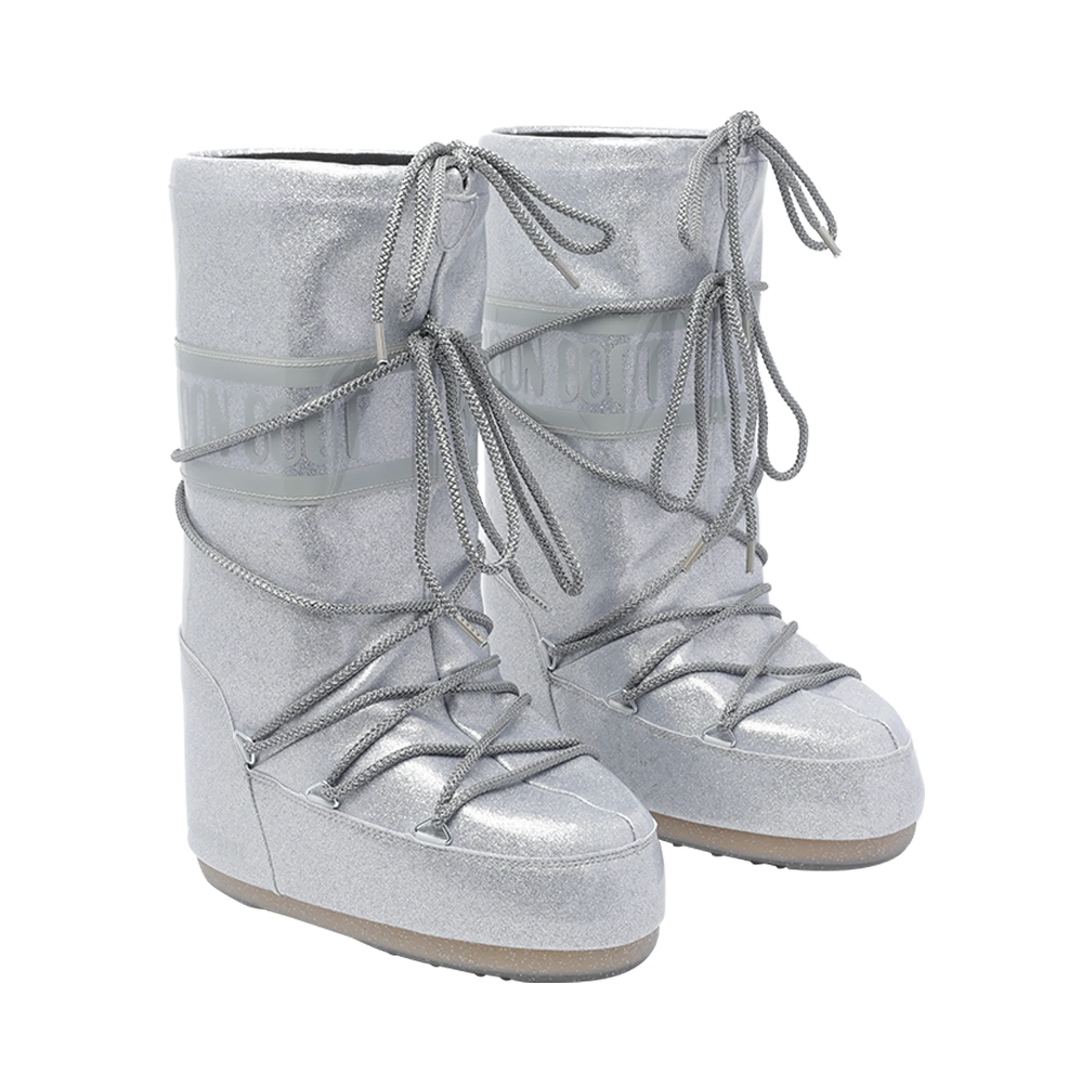 lace-up snow boots