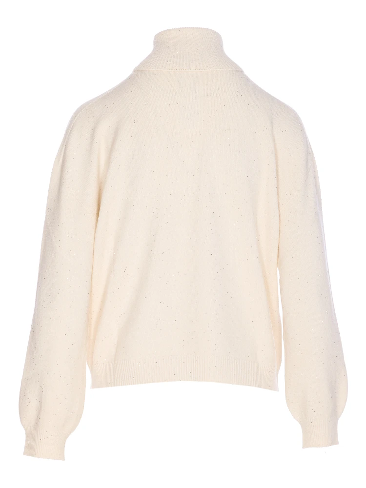 roll-neck embellished sweater alternative