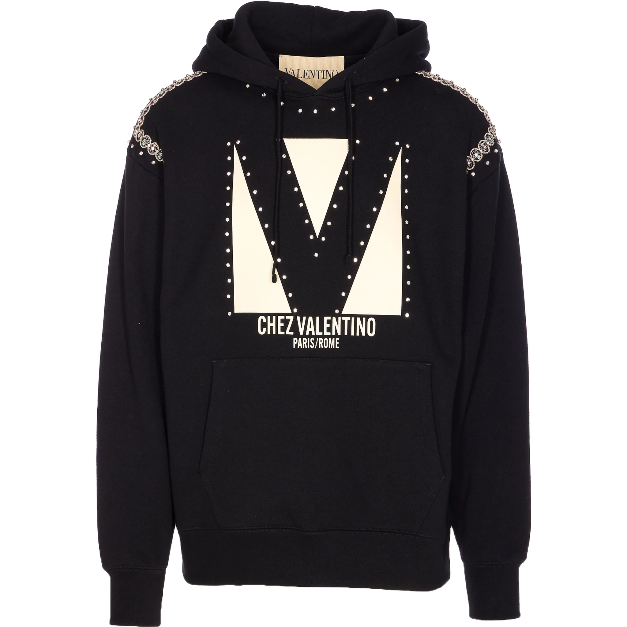 هودي مزين بالكريستال