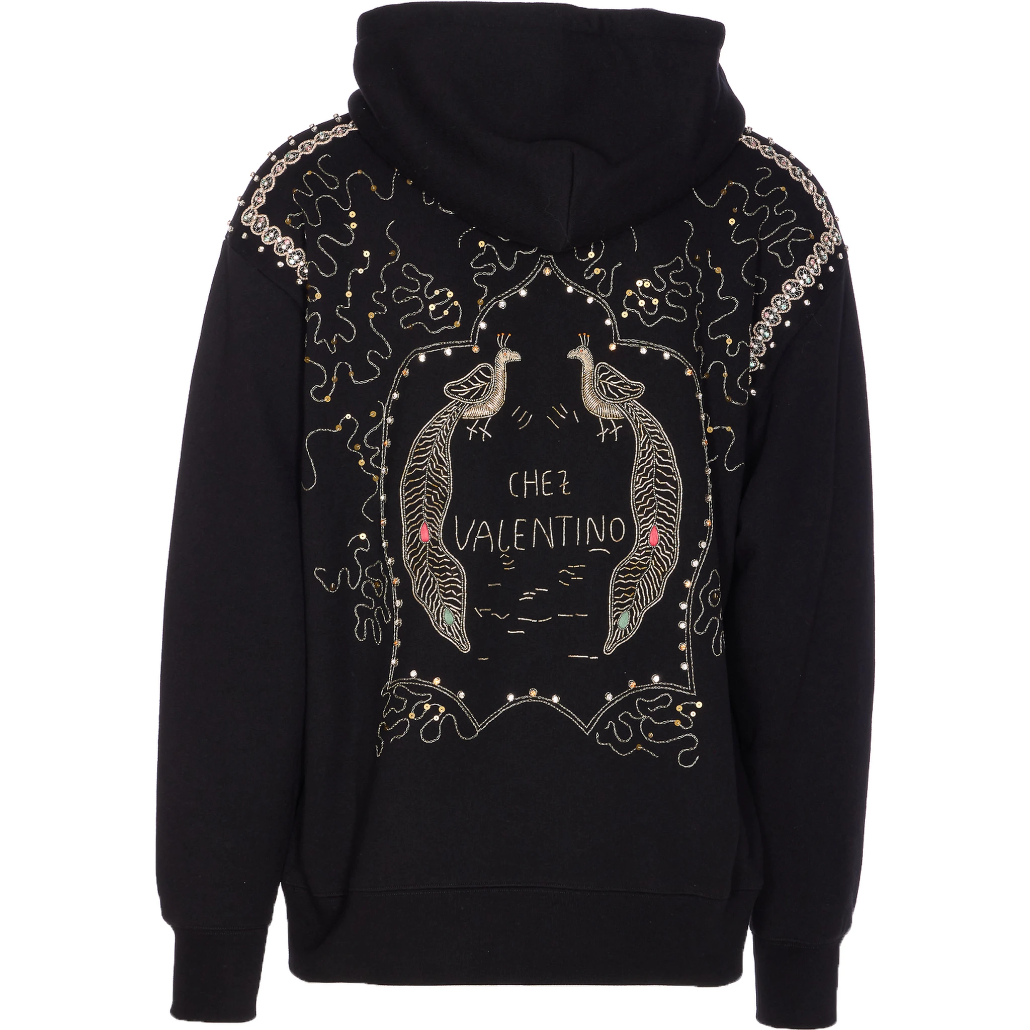 هودي مزين بالكريستال