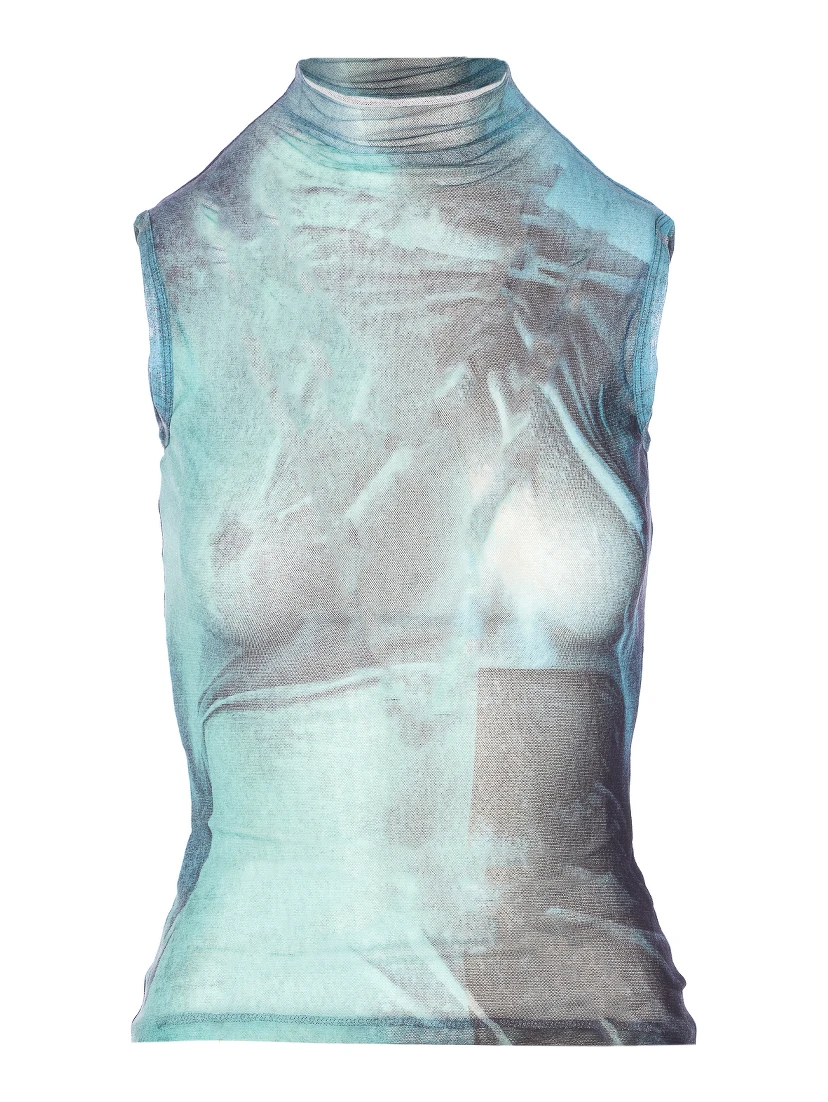 JEAN PAUL GAULTIER Top Blue