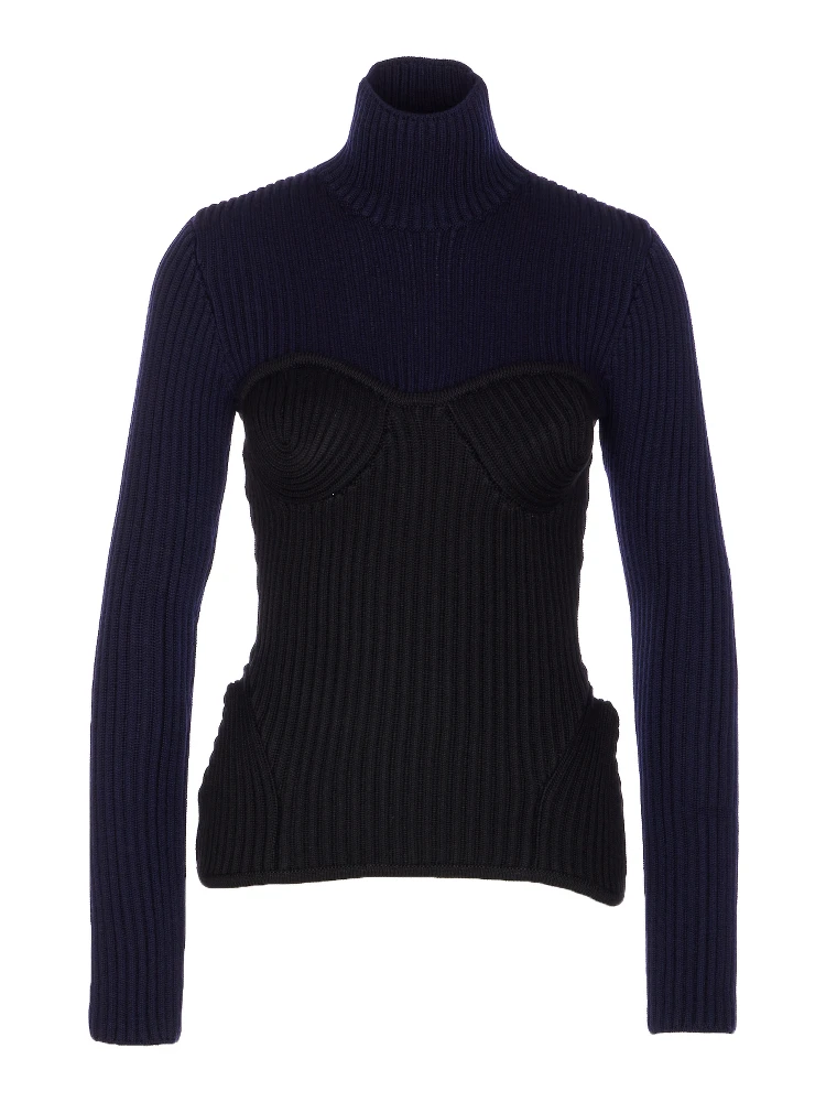 merino wool-blend top