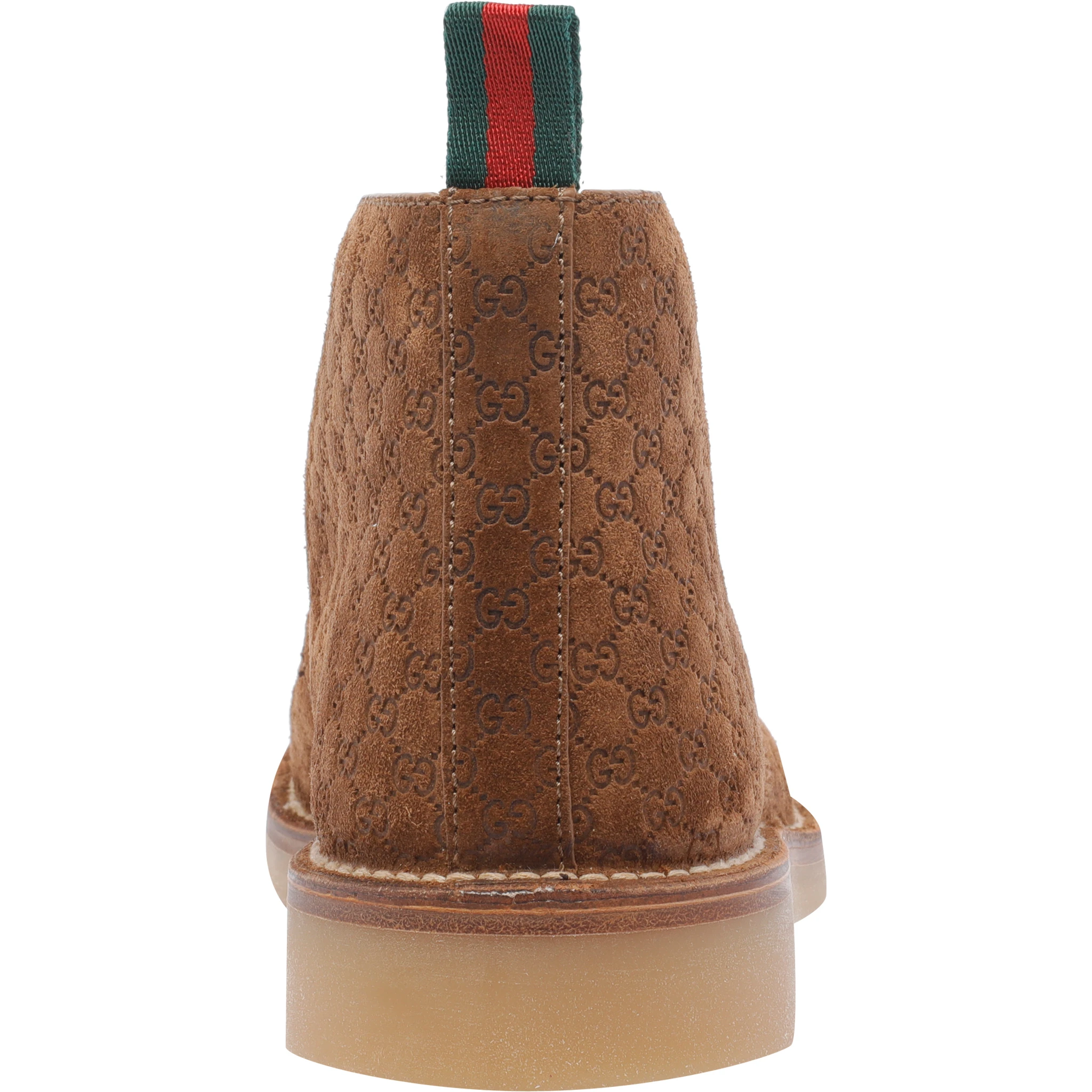 أحذية من جلد الغزال بنقشة GG