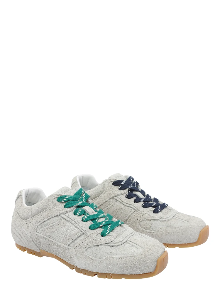 textured lace-up trainers alternative