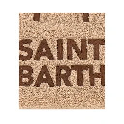 Colette Brown Handbag with Maxi Logo Lettering on the Front in Teddy Girl