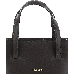 Flap J Brown Handbag with One Front Flap Pocket and Adjustable and Removable Shoulder Strap in Leather Woman