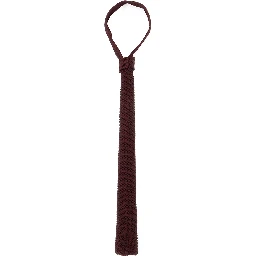 Bordeaux Knit Tie in Viscose Woman
