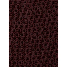 Bordeaux Knit Tie in Viscose Woman