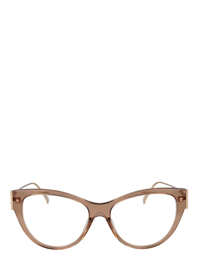 Beige Acetate & Metal Glasses (Frames)