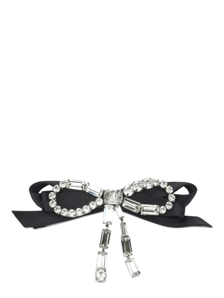 "Crystal Bow" Hair Clip