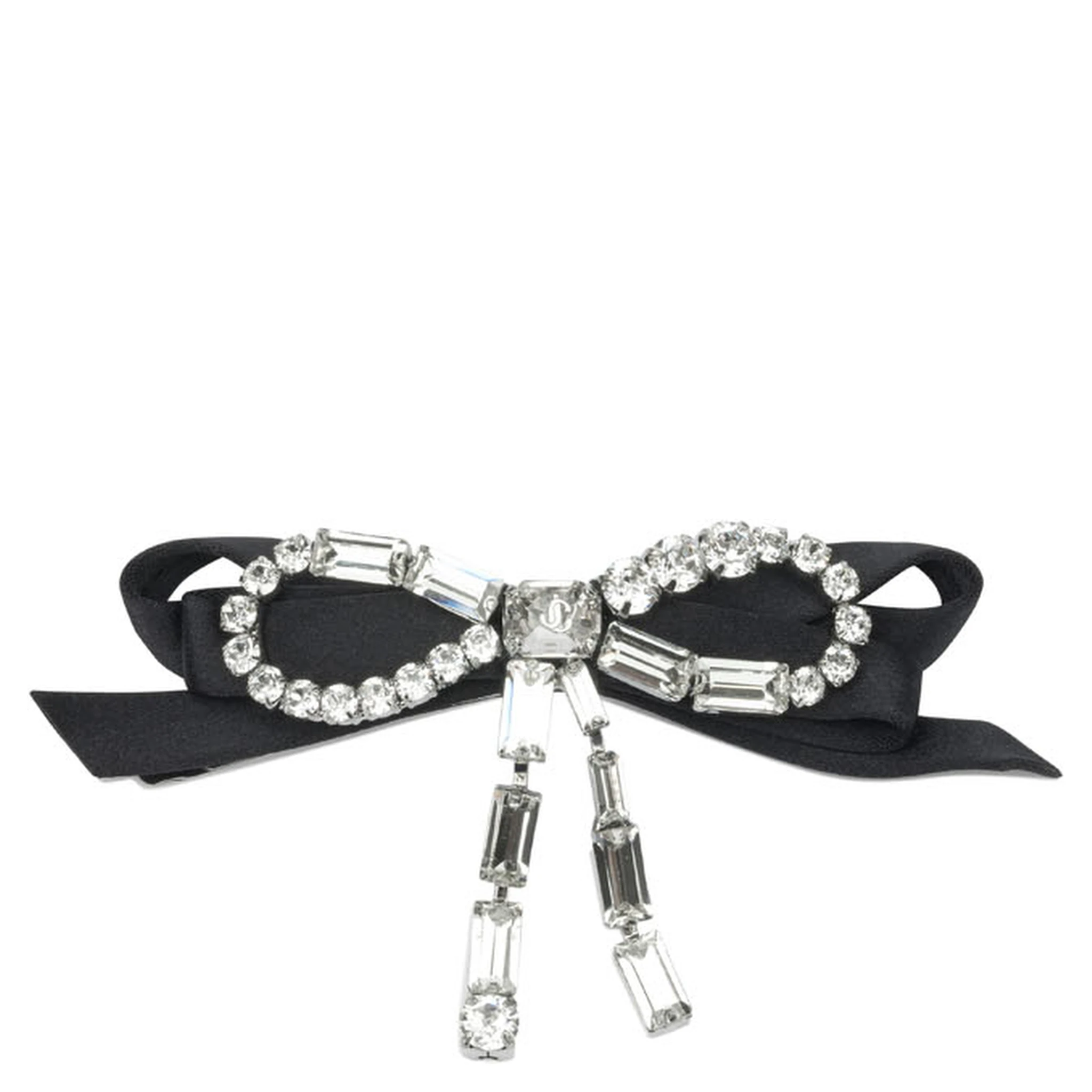 "Crystal Bow" Hair Clip