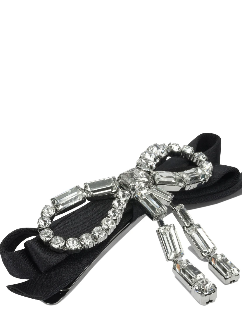 "Crystal Bow" Hair Clip