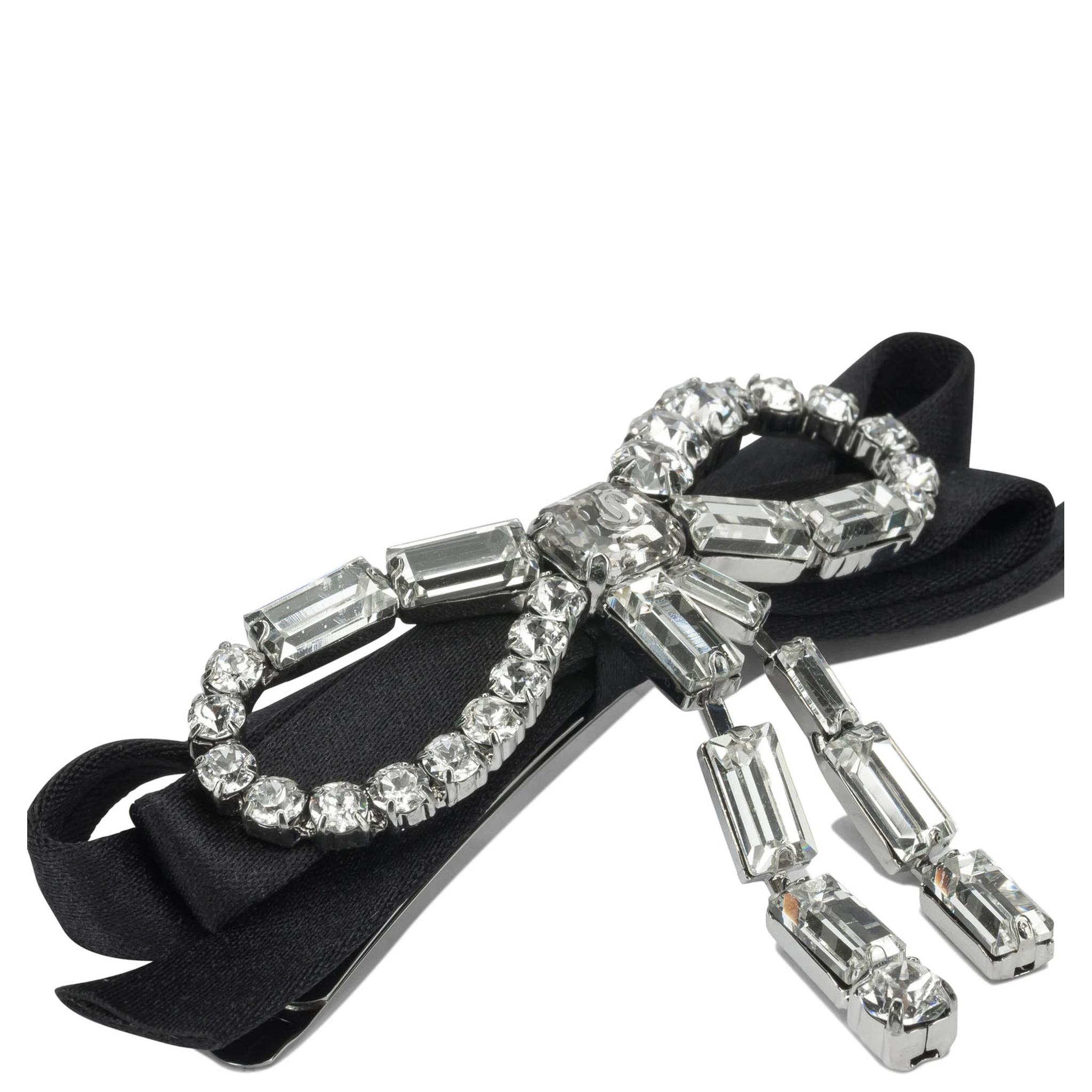 "Crystal Bow" Hair Clip