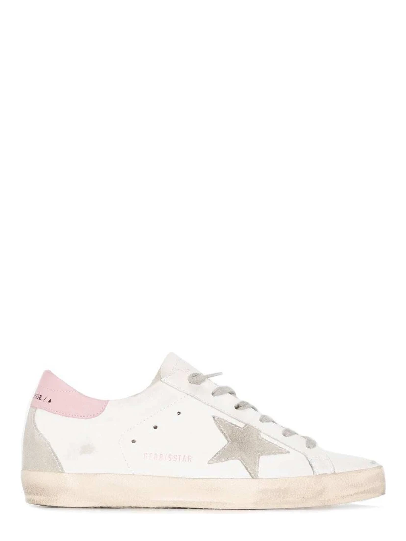 Super Star Multicolor Leather Sneakers Golden Goose Woman