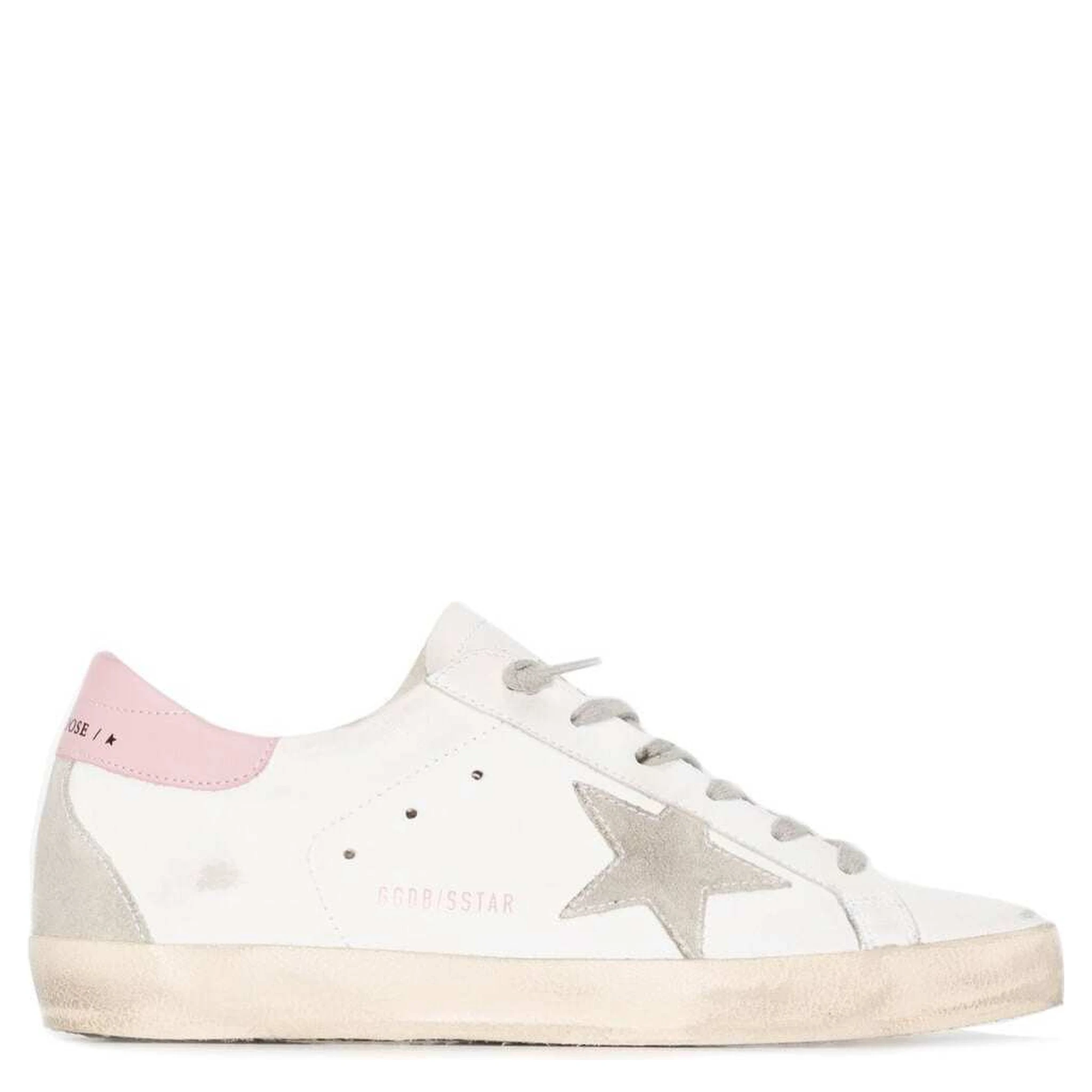 Super Star Multicolor Leather Sneakers Golden Goose Woman