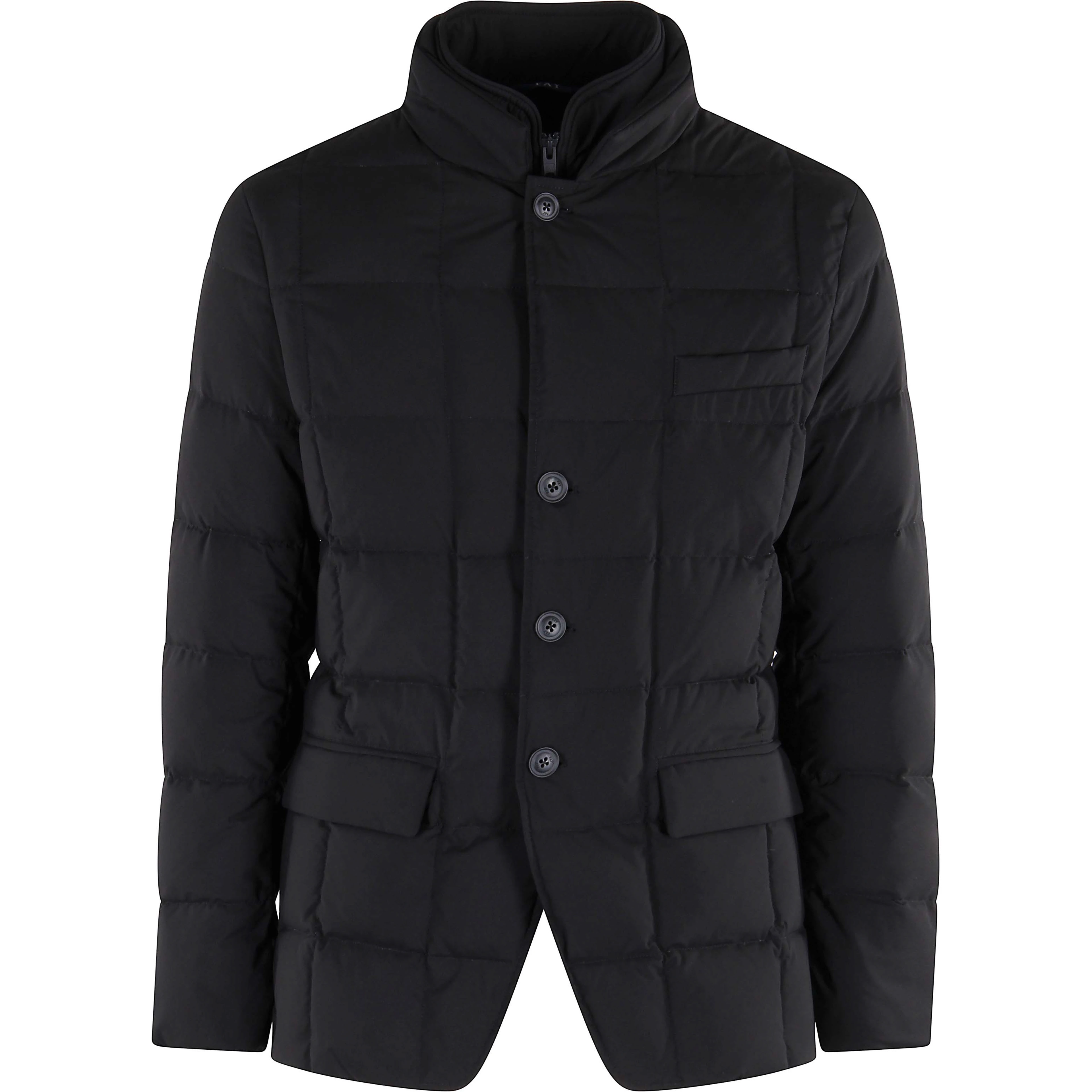 Button quilted jacket