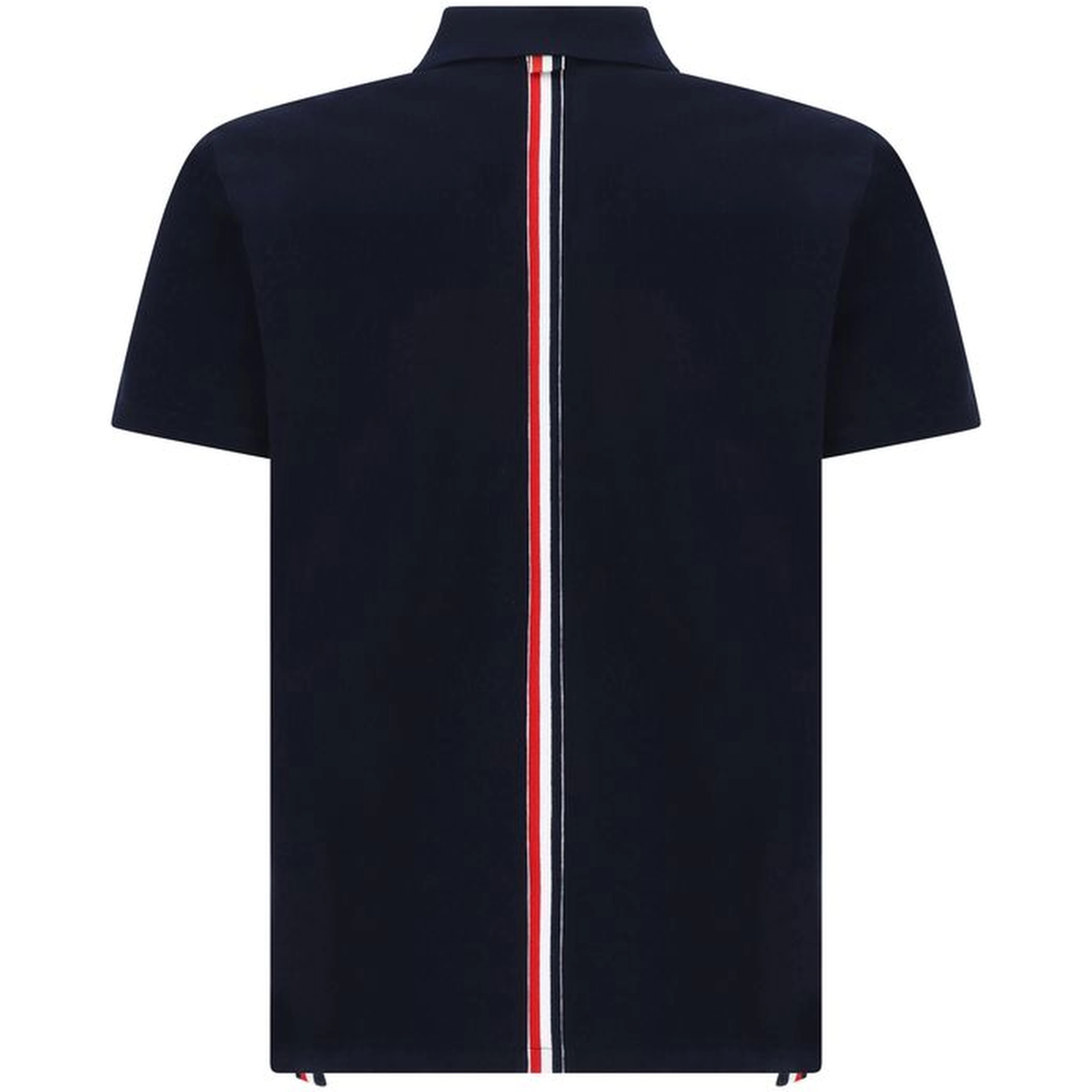 Blue Cotton Polo Shirt
