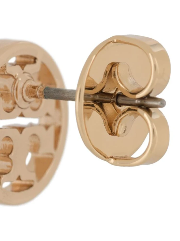 Gold-Colored Earrings with Logo in Brass Woman alternative