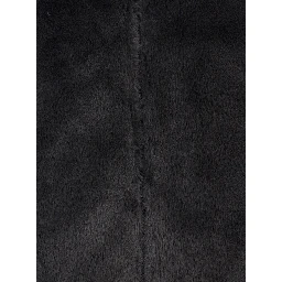 Bridget Black Reversible Jacket with Front Zip Closure in Ecofur Woman