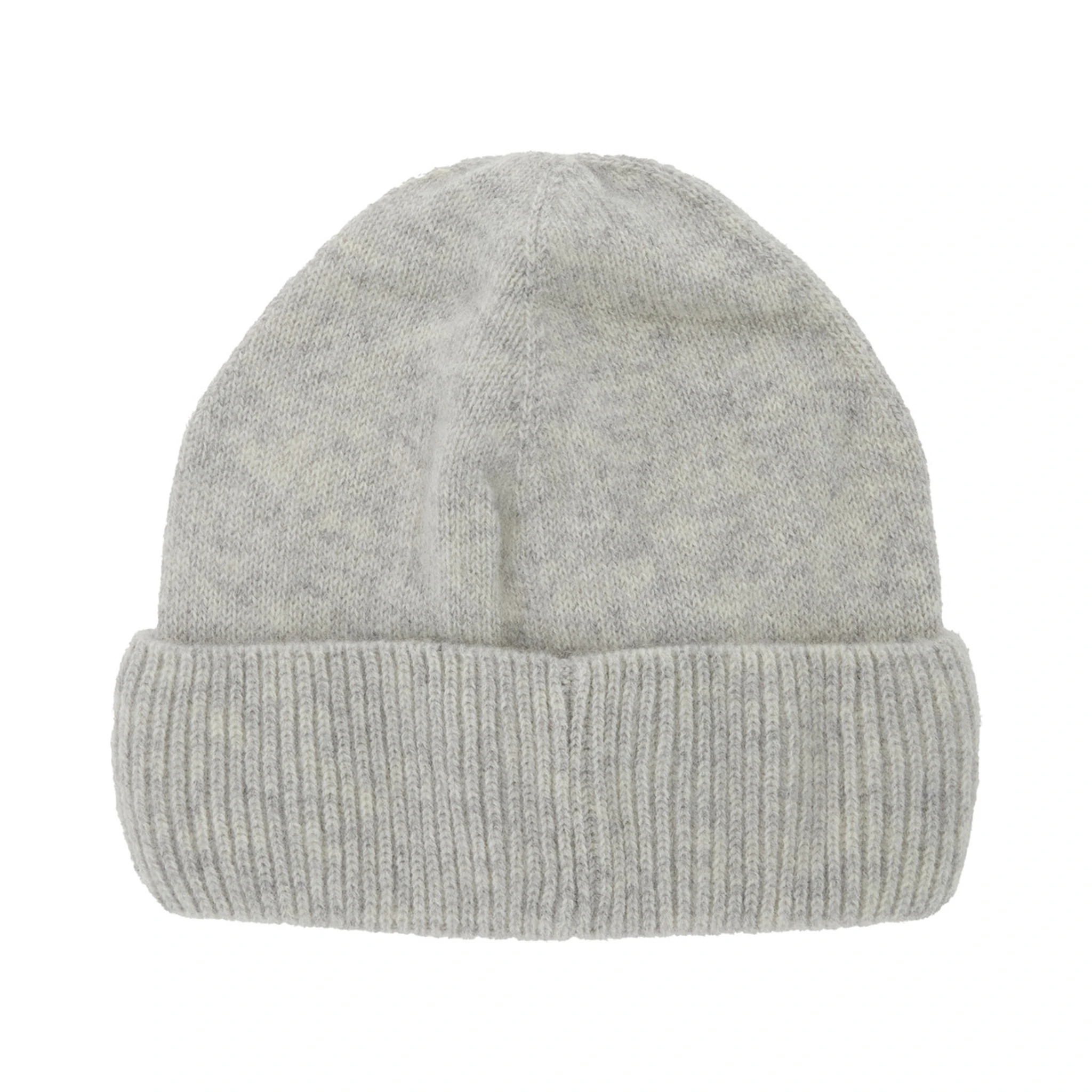 Vivian Grey Beanie with Logo Plaque Detail on the Front in Cashmere Woman