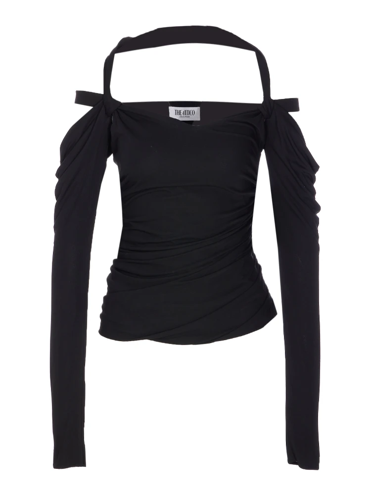 The Attico Top Black