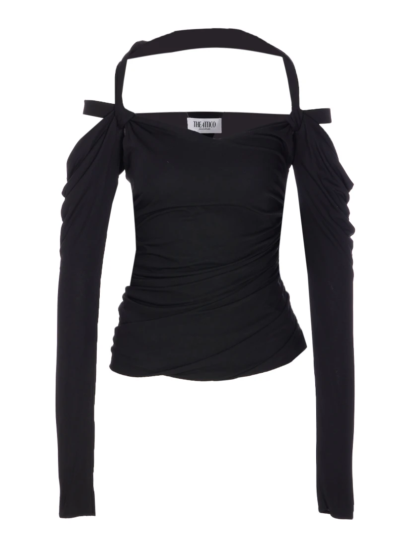 The Attico Top Black