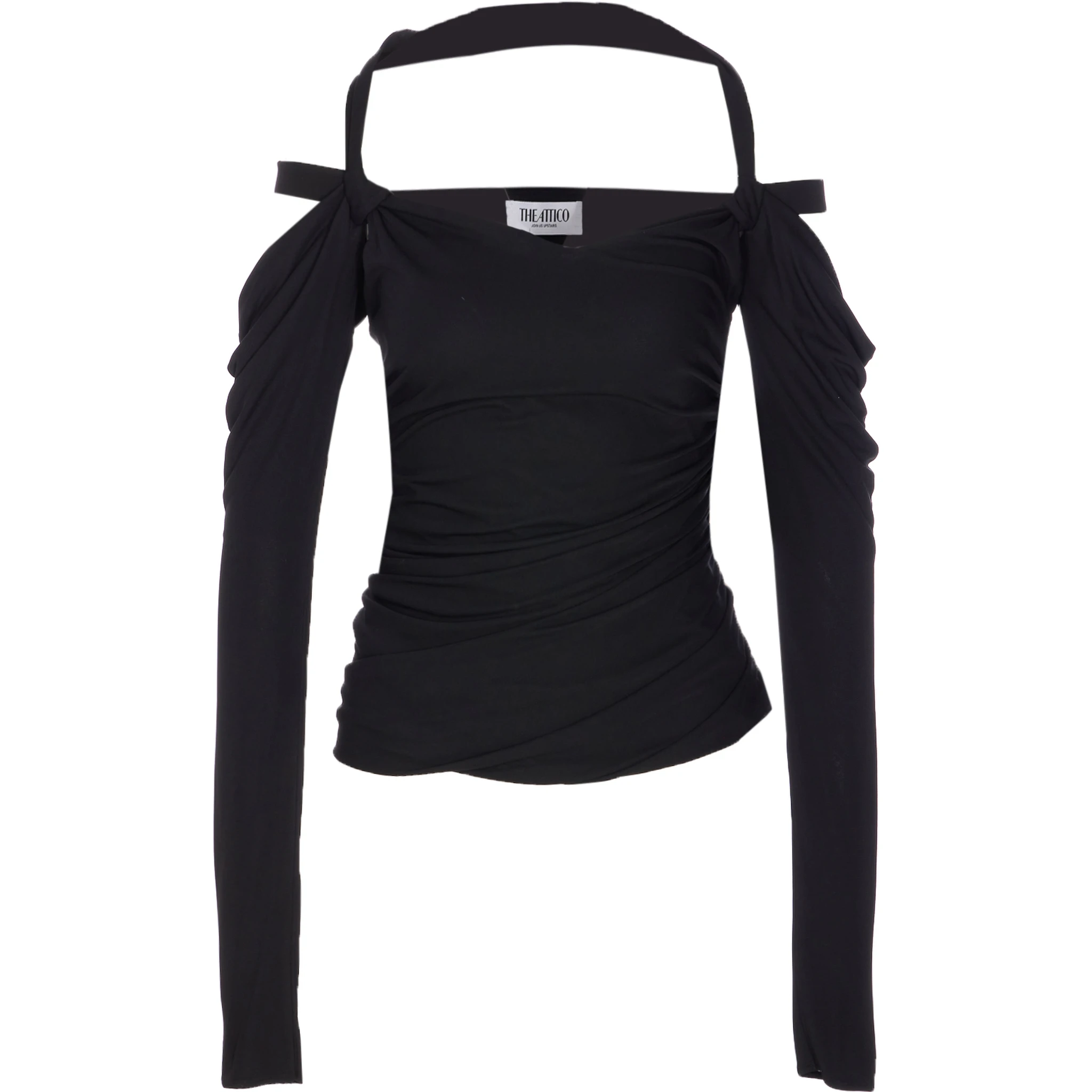The Attico Top Black