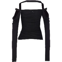 The Attico Top Black