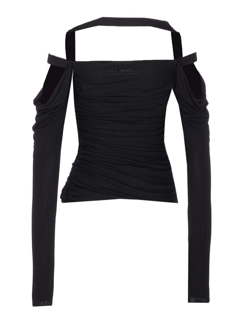 The Attico Top Black