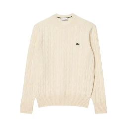 Lacoste Sweaters Cream